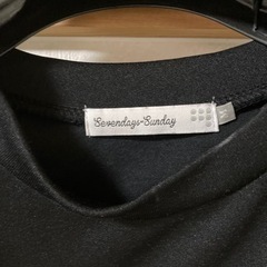 Sevendays=Sunday M 長袖ワンピース  中古の画像
