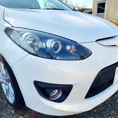 ★マシダ ☆デミオ 白い、車検有効期限

 なし、走行距離

 116,542kmの画像