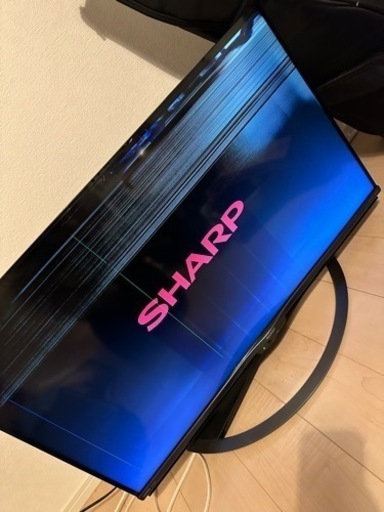 液晶漏れテレビ　シャープ