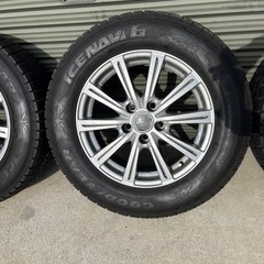 ☆215/65R16 アルファードに使用 アルミホイール付きスタッドレス4本セット