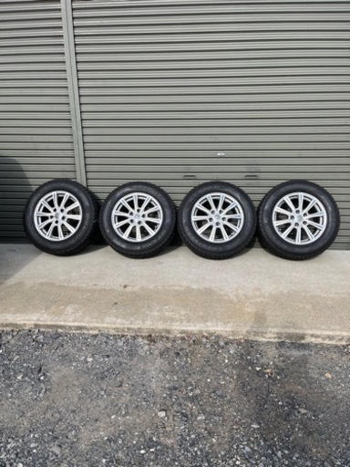 ★215/65R16 アルファードに使用　アルミホイール付きスタッドレス4本セット