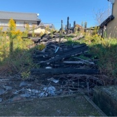 焼けた木材、炭？【大量】の画像