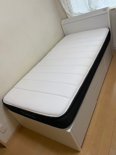 ニトリ　収納付きシングルベッド