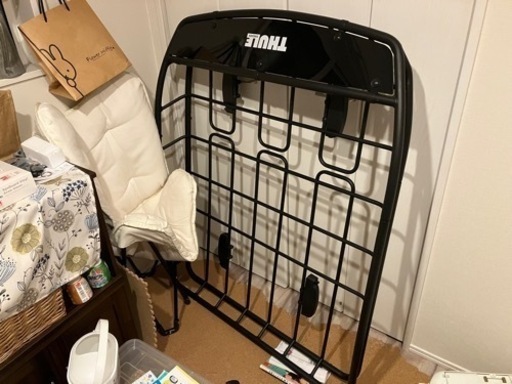 ［値下げ可能］Thule　キャニオン　ルーフキャリア　スーリー固定ベルトと固定ネット付き