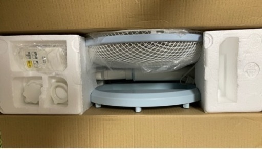 【購入者決定しました】ワイヤレスリモコンの扇風機(ブルー)