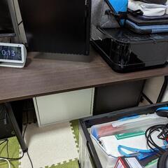 ローテーブル 幅90×奥50×高38cm （後付けキーボードトレイ付）