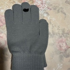 猫柄グレーの手袋《新品未使用品》の画像