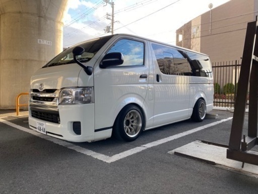 ハイエース　ES　200系ハイエース　オーバーフェンダー(25mm)　ABS製