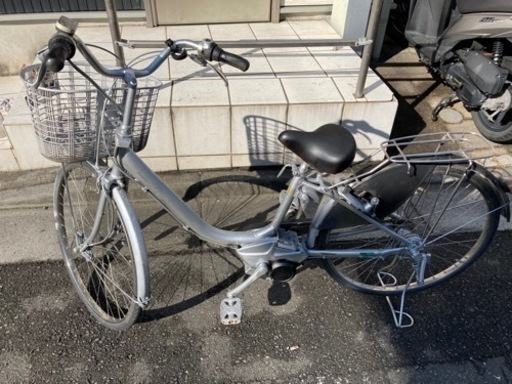 電動自転車 ブリヂストン(BRIDGESTONE) フロンティアデラックス M.XHスパークルシルバー 26インチ