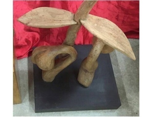 オブジェ インテリア 木製 ハンドメイド 芸術 ディスプレイ