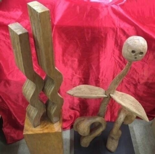 オブジェ インテリア 木製 ハンドメイド 芸術 ディスプレイ