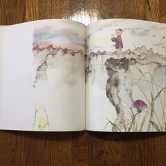 いわさきちひろ作品集4　むらさきいろの童画集（中期童画集）の画像