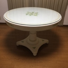 ダイニングテーブル★ヨーロッパ輸入家具ハンドペイント白