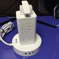 ★早い者勝ちSALE！★美品 タワー式電源タップの画像