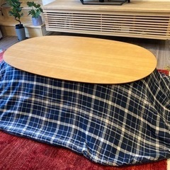 ★お値下げしました★ 無印良品　タモ材こたつ（布団つき）
