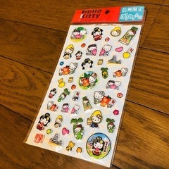 ハローキティ・ぷくぷくシール（群馬限定＆信州限定)