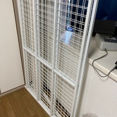 ダブルベッド&収納ケース&アルミラック