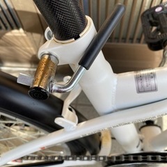 キャプテンスタッグの折りたたみ自転車新品　お値下げ致しました。の画像