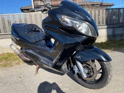 ☆CJ44Aスカイウェーブ250.タイプS☆バッテリー・エアクリーナー・プラグなど新品交換で快調です☆ビッグスクーター☆