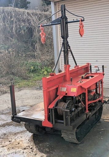 鹿児島発　築水キャニコム　ガソリンエンジンクローラー林内作業運搬車BFY706