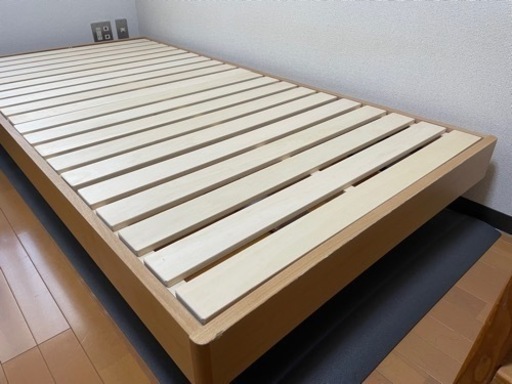 NOANA 木製 ベッド ヘッドレス シングル