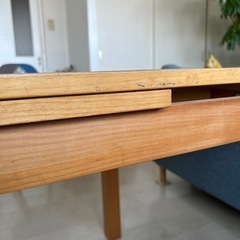 unico/ウニコ 伸長式 エクステンションテーブルの画像