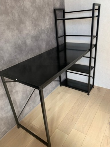 ブラックデスク　パソコンデスク　在宅ワーク　値下げしました！