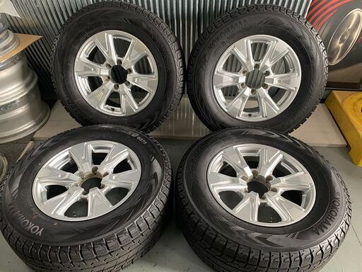 売約済み　深溝★265/65R17　ランクルプラド　ハイラックス　サーフ　アイスガードG075 エアー＆バランス調整済み　新品バルブ
