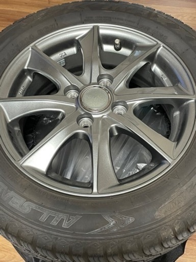 オールシーズンタイヤ ホイール付 2021年製 ホンダ フィット175/65 R14