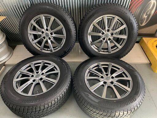 売約済み　深溝★ブリザック　DM-V3　225/65R17　ハリアー　エクストレイル　デリカD5　安心のエアー＆バランス調整済　ブリヂストン　現行モデル