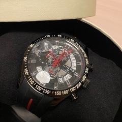 【他のフリマサイトで取引決定】LINKS 腕時計 黒 ジャンクの画像