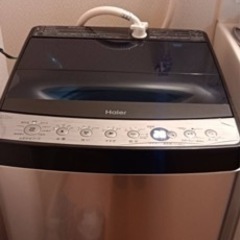 ハイアール アーバンカフェ 洗濯機 2022年製 2022年製！ハイアール アーバンカフェ ステンレスブラック 洗濯機 5.5