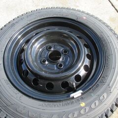 【取替込】155/80R14 88/86N 未使用スタッドレスタイヤ バン用プロボックスなど グッドイヤーの画像