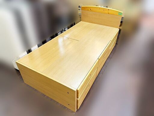 引出し付き シングルサイズ ベッドフレーム 状態良好