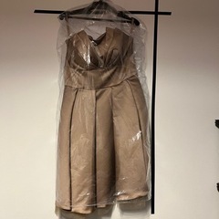 パーティドレス　アンティークゴールド　Mサイズ