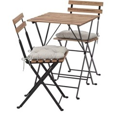 IKEA TARNO テルノー　テーブル&チェアセット2脚セット...