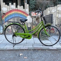 【3108】シティ　26インチ　前後タイヤ新品　6,100円（防犯・税込）