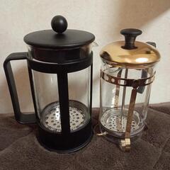 bodum ボダムと無名のコーヒープレス 紅茶プレス