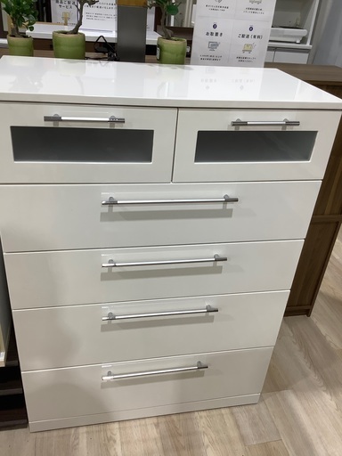 5段チェスト SEJ ホワイト　入荷致しました！