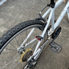 子供用自転車　24インチ　白の画像