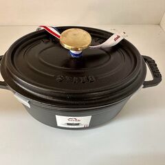 ストウブ ピコ・ココット オーバル 15cm 黒 リサイクルショップ宮崎屋