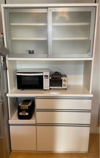 【決まりました】【10,000円→8,000円値下げ】キッチンキャビネット /キッチン収納 / キッチン棚