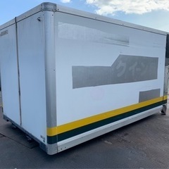 No.717 保冷バン 2ｔ 車 アルミ 箱 バイク 倉庫 トラック コンテナ 米 保管庫 物置 DIY