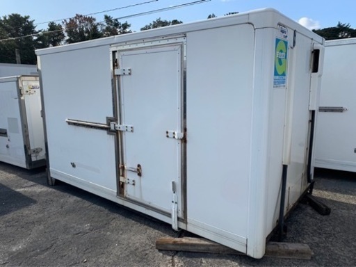 No.716 保冷バン 2ｔ 車  アルミ 箱 バイク 倉庫 トラック コンテナ 米 保管庫 物置 DIY