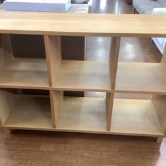 スタッキングシェルフ　2×3マス　無印良品　ナチュラル