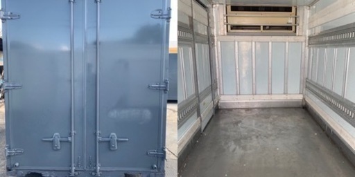 No.720 保冷バン 2ｔ 車 アルミ 箱 バイク 倉庫 トラック コンテナ 米 保管庫 物置 DIY