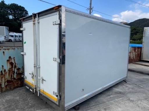 No.715 保冷バン 2ｔ 車  アルミ 箱 バイク 倉庫 トラック コンテナ 米 保管庫 物置 DIY