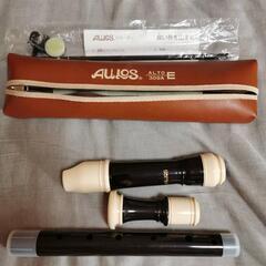 ソプラノリコーダー、アルトリコーダー セットの画像