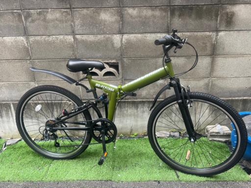 新品☆折りたたみ式自転車