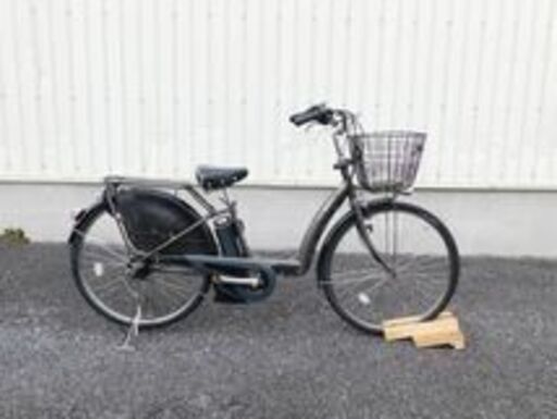 2016 子供乗せ3人乗り対応! ヤマハ PAS RaffiniL PA26RL マットグラファイト 8.7Ah 前後タイヤを新品に交換済! 車体&バッテリー極めて良好! 自571